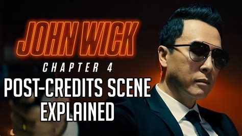 John Wick Chapter 4 POST-CREDITS SCENE EXPLAINED - YouTube