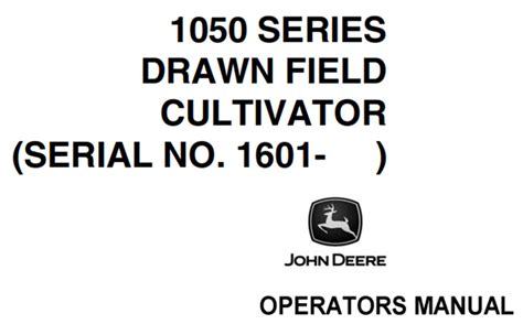 John deere 1050 drawn field cultivators oem parts manual. - Auge und sehkraft, ihre geistige, kosmische und physiologische bedeutung.