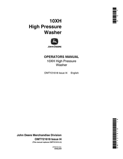 John deere 10xh high pressure washer oem operators manual. - Introduction operations research hillier 9th edition solutions.