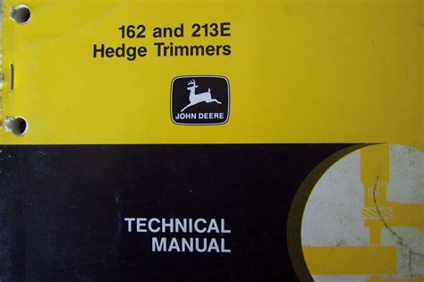 John deere 162 213e hedge trimmers oem service manual. - 2000 yamaha xr1800 xrt1200 jet boot teile handbuch katalog download.