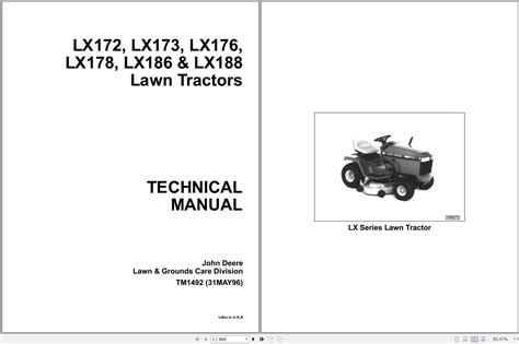 John deere 172 lx technical manual. - Guía estudiantil para examen de muestra ii.