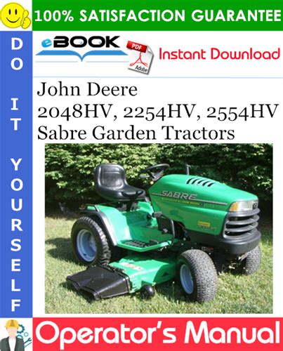 John deere 2048hv 2254hv 2554hv sabre lawn garden tractor service repair manual download. - Owners manual for 88 gmc truck.