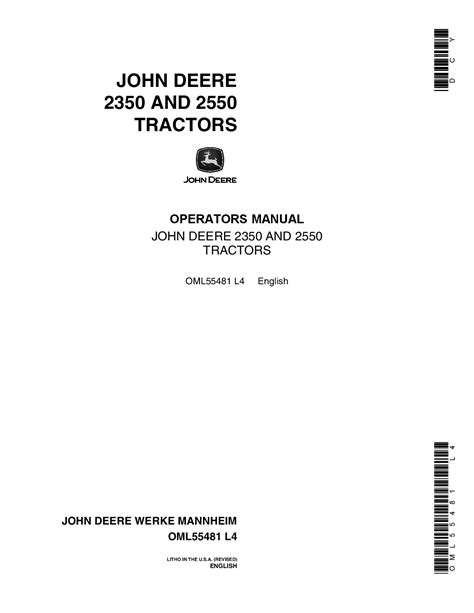 John deere 2350 dsl oem operators manual. - A guided tour of mathematical methods by roel snieder.