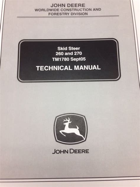 John deere 260 270 skid technical manual. - 2000 grand prix repair manual free.