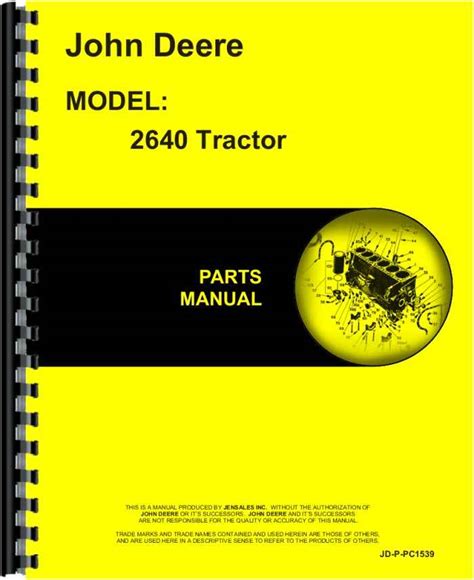 John deere 2640 tractor oem parts manual. - Corolla 82 ke70 repair manual free download.
