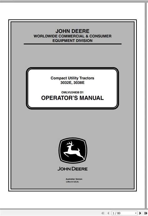 John deere 3032 e service manual. - 1998 land rover discovery repair manual.