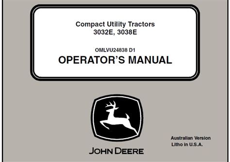 John deere 3032e manual de servicio. - Electrical circuits and simulation lab manual.