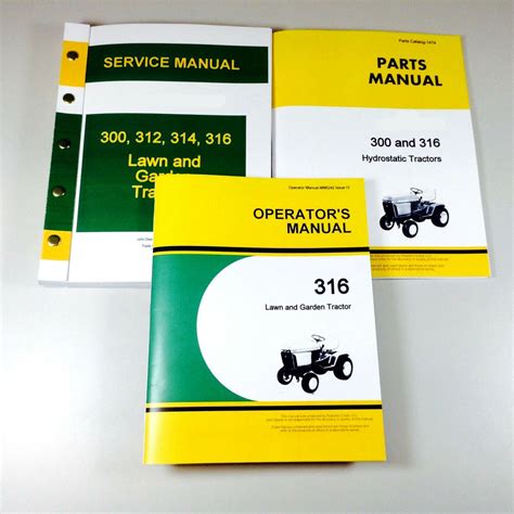 John deere 316 lawn garden tractor oem parts manual. - Ir 600 service manual free download.