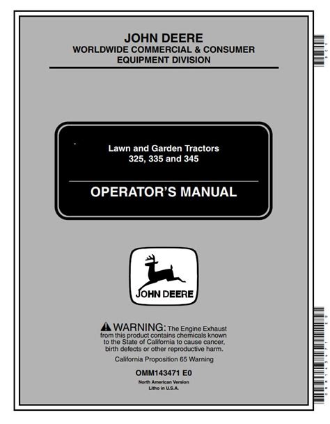 John deere 325 mower service manual. - Craftsman 6300 watt electric start generator manual.