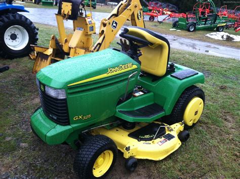  Equipment Liquidation Services. Decatur, Indiana, USA 46733. Phone: +1 260-301-6264. View Details. Email Seller Video Chat. John Deere 325 riding lawn mower. Showing 1047 hours on working meter. 48" mulch combatible deck. Mower Did not start. Was using last month. 