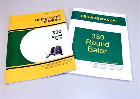 John deere 330 round baler service manual. - New holland 469 haybine repair manual.