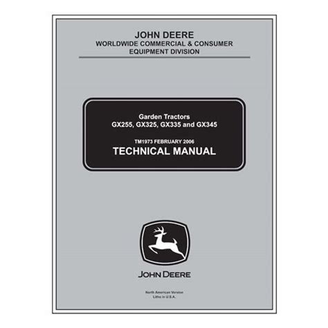 John deere 335 manuales de reparación de cortacésped. - Introduction to geophysical fluid dynamics solution manual.