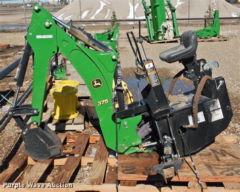 Select model 375A - BACKHOE John Deere : 46, 47, 48, 375, 375A, 385A, 447, 448, 485 and 485A Backhoes (for 4000 Series Compact Utility Tracto AG CCE 46, 47, 48, 375, 375A, …. 