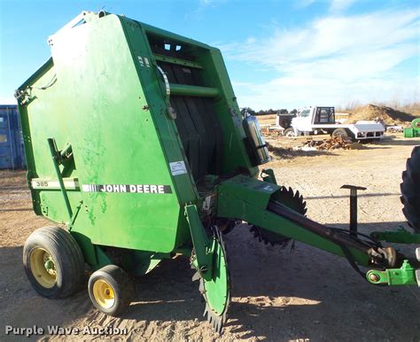 John Deere 385 Round Baler - Twine, Lights, 540 pto, SN# E00385X985461 / Onsite Lot# 115 -- Item Located @ the Cumberland Valley Auction Yard - 101 Springfield Rd Shippensburg PA 17257 Quantit... See More Details. Get Shipping Quotes Opens in a new tab. Apply for Financing Opens in a new tab.. 