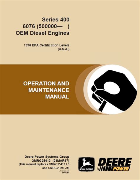John deere 400 series oem engine oem service manual. - Ohio registered sanitarian exam study guide.