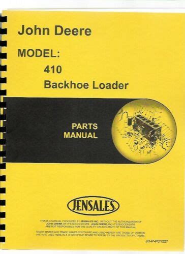 John deere 410d 510 baggerlader oem teile handbuch. - Ducati monster 1100 service repair manual 2009.