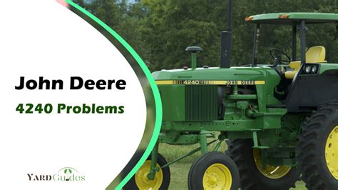 John deere 4240 problems. 17 posts · Joined 2016. #1 · Mar 20, 2017. I purchased a 4240 tractor at auction last summer (1981, approx. 9000 hours) The previous owner said that the "park" function stopped working after a transmission selector … 