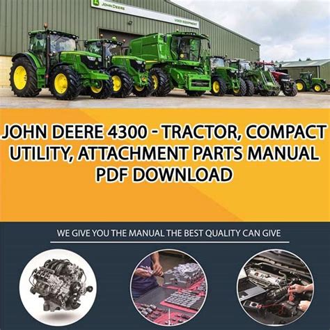 John deere 4300 work shop manual. - Cummins onan bg engine service repair manual instant download.