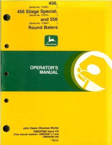 John deere 456 a operators manual. - Washington manual critical care latest edition free.