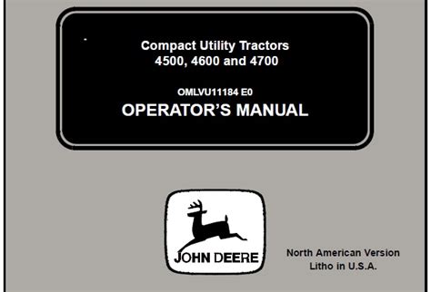 John deere 4600 service manual download. - Service manuals for ideal triumph paper cutters.