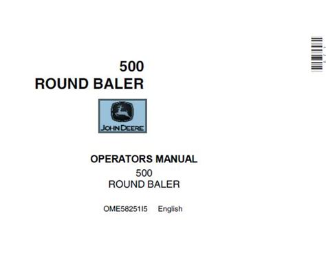 John deere 500 round baler operators manual. - Manual de reparacion de servicio renault midlum.