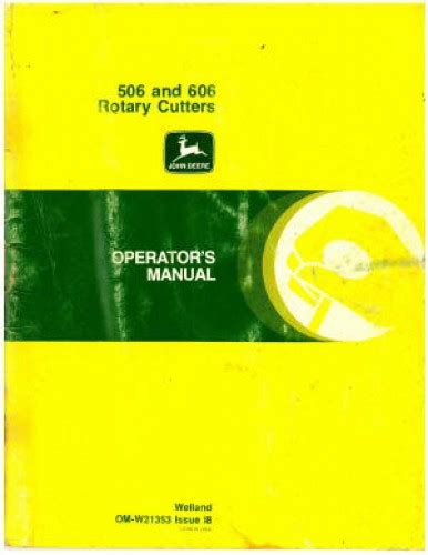 John deere 506 rotary cutter service manual. - 1997 yamaha outboard service repair manual 97.