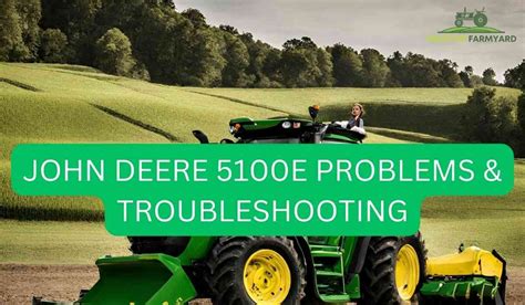 John deere 5100e hydraulic problems.  For John Deere 5083EN.  Includes engine, ...