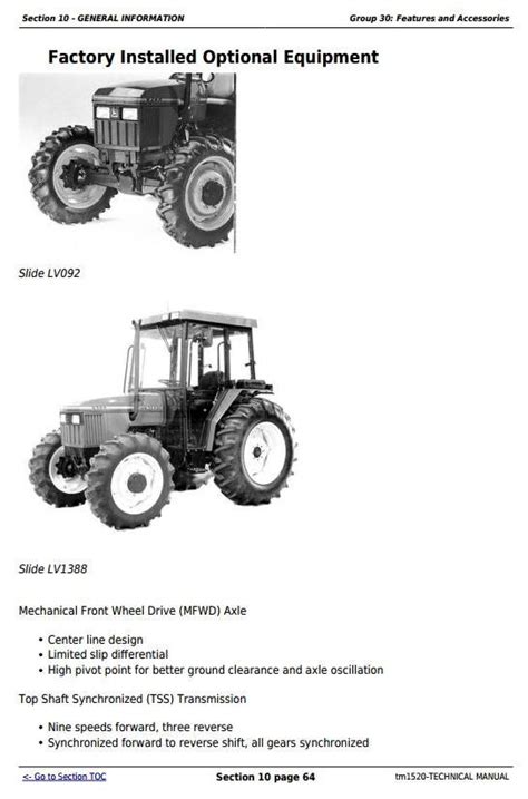 John deere 5200 5300 5400 tractor technical service repair manual tm1520. - Jcb 803 plus manuale di istruzioni.