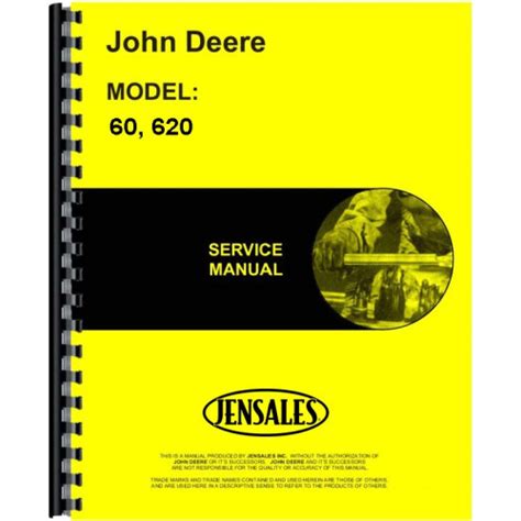 John deere 620 traktor service handbuch. - Manuale di riparazione del centro di tornitura haas sl 30.