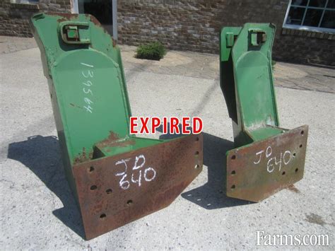 John deere 640 loader mounts.  Description: John Deere loader brackets and j...