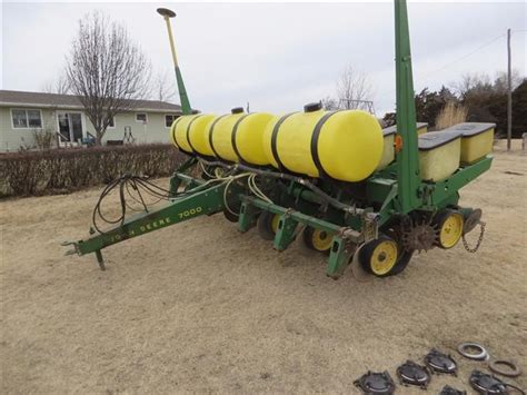 JOHN DEERE 7000 For Sale in Hamburg, Pennsylvania at TractorHouse.com. JD 7000 6 ROW Conservation Corn Planter, 30" Spacing, ... JD 7000 6 ROW Conservation Corn Planter, 30" Spacing, Dry Fertilizer W/Double Disc Openers, Frame Mounted No-Till, Insecticide, Markers, Light Kit, Steel Gage Wheels, Trimble Monitor, **FIELD READY …. 
