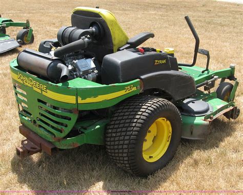 John deere 757 ztrak. Joined. Jun 22, 2011. Messages. 3. Tractor. John Deere ZTrak 757. I purchsed a 2007 John Deere 757 ZTrak used from a landscaping co. he told me it had a new pump & left wheel motor put on it recently.When I started using it in early spring,it couldn't get up a hill,very weak on left side control,took it back to him,had it 2 months,said put some ... 