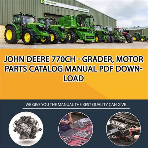 John deere 770ch motor grader repair manual. - Toyota prado 120 series workshop manual.