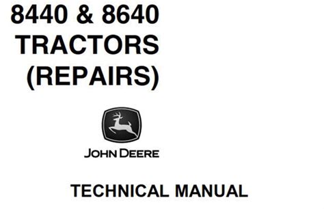 John deere 8640 tractor repair technical manual. - The how to guide for managers by john payne.