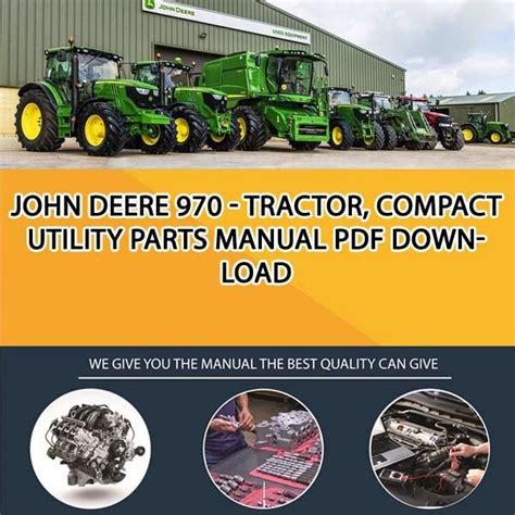 John deere 970 compact tractor manual. - Beiträge zur kenntniss des ortho-amido-sowie des meta-nitro- und meta-amido-chinolin..
