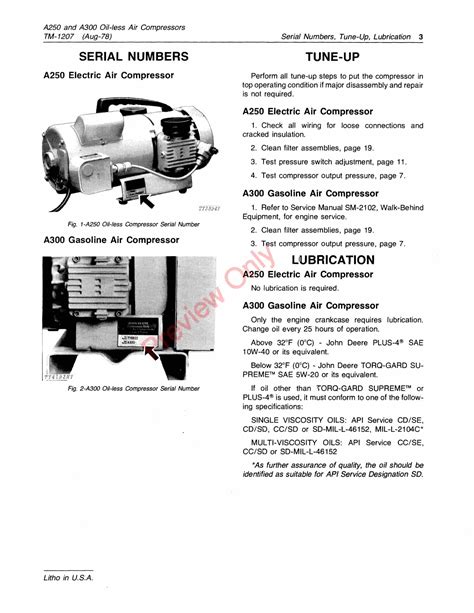 John deere a300 manuale d'uso operatori compressore d'aria omty3863d8. - Hazardous waste identification and classification manual by travis wagner.