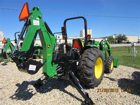 Build Your Own. Order Online. Find a Dealer. John Deere has a strong, durable line of backhoes for compact tractors and utility tractors.. 