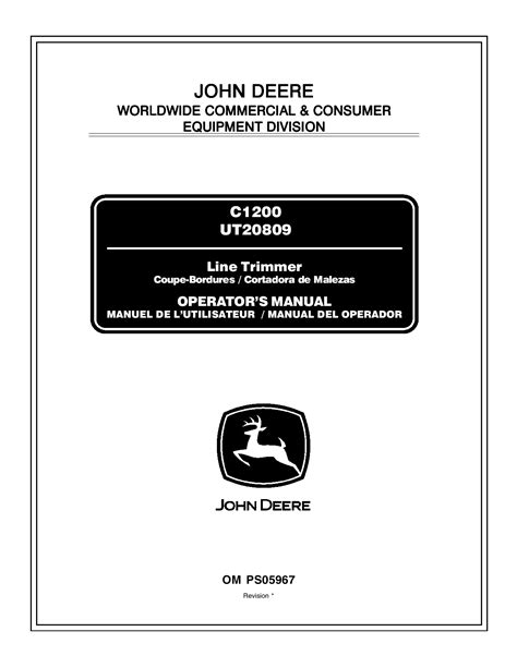John deere c1200 string trimmer manual. - Manuale d'uso toyota corolla verso 2003.
