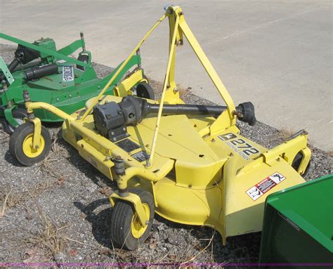 The rear discharge on this mower gives you the advantage of eliminating grass buildup in uncut areas and reduces blade wear and fuel costs. Specifications. Finishing mower. Model: 7FMOWR. 3 point. Gearbox Ratio: 1:2.83. Deck is made with 9 gauge 3 mm thick. Designed for use on tractors with a 540-RPM. Weight: 628 lbs.. 