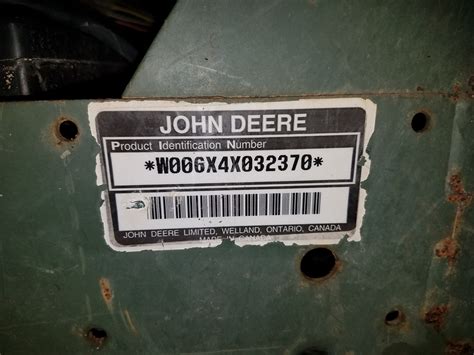 John Deere Gator Manufactured Year From Serial Number John Deer