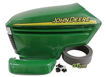 John deere gt235 hood. New Upper & Lower Hood/Bumper/LH&RH Stickers Fits John Deere GT235 Low S/N. 4.5 out of 5 stars 3. $399.99 $ 399. 99. FREE delivery Sep 5 - 8 . Or fastest delivery Sep 1 - 7 . Only 4 left in stock - order soon. ... john deere gt235 … 
