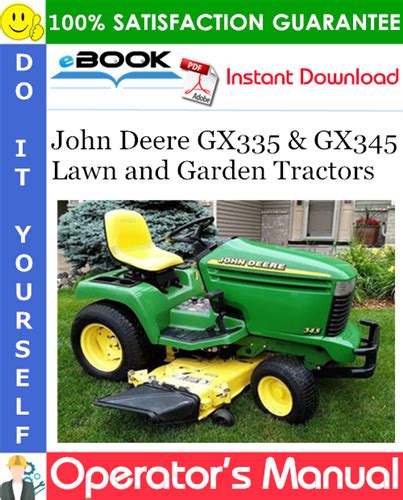 John deere gx335 gx345 garden tractors oem operators manual. - Murtaghs general practice companion handbook by john murtagh 2011 04 01.