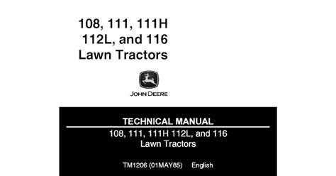 John deere l 111 service manual. - Manuale dei codici sony rm v210.