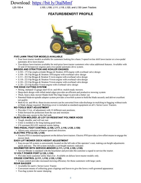 John deere l120 lawn tractor service manual. - Versuch ©ơber das feuer ... aus dem franz©œsischen ....