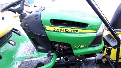 A John Deere lawn mower won’t start due to a plugged air filter, bad spark plug, dirty carburetor, plugged fuel filter, clogged fuel filter, bad fuel pump, bad spark plug, or wrong choke setting. A bad ignition switch, faulty safety switch, bad starter solenoid, or bad battery may also contribute to the starting problem.. 