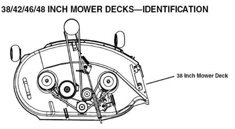 John deere lt133 38 inch deck belt diagram. Have a Lt133/38 inch deck. It mowes evenly on level ground, however mowing sideways or at an angle on a incline or decline it leaves ridges in cutting the … 
