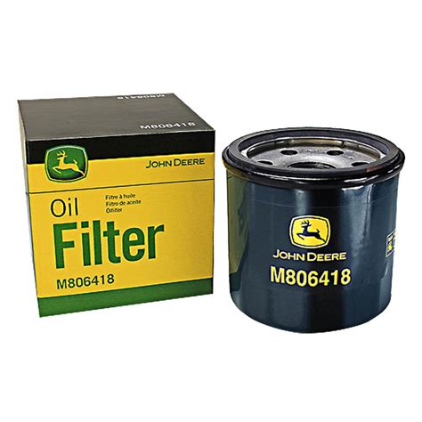 John deere m806418 cross reference. Manufacturer reference ‎M806418 : Manufacturer part number ‎M806418 : Item Weight ‎490 g : Additional Information. ASIN : B08Y8LQB1P : Customer Reviews: 3.3 out of 5 stars 6 ratings. ... This filter is not a direct replacement for John Deere M806418 if trying to use on a yanmar Diesel engine! The filter gasket is a shallow o-ring and you ... 
