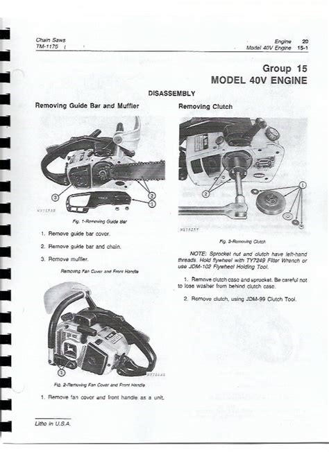 John deere model 30 40v 50v 60v 70v chainsaws oem service manual. - Honda shadow vt 125 service manual.