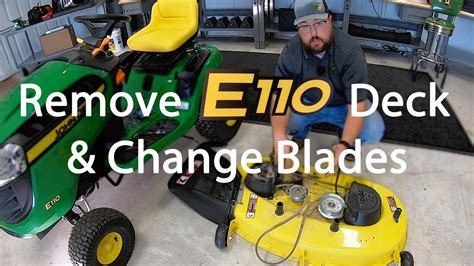 In today's video I take off the mower deck on the GT 235. Mower is John Deere 48 C. It has a 48" cut.. 