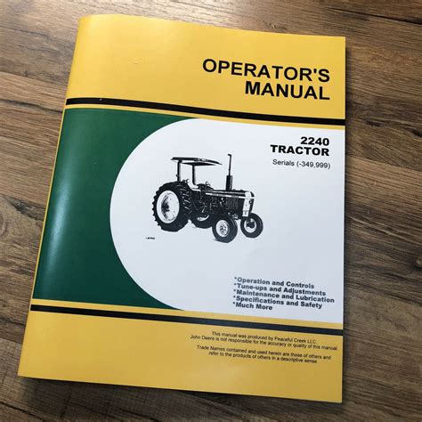 John deere operators manual 2240 tractor 0 349999 2240 tractor. - Gezags-en bestuurssysteem in het binnenland van suriname.